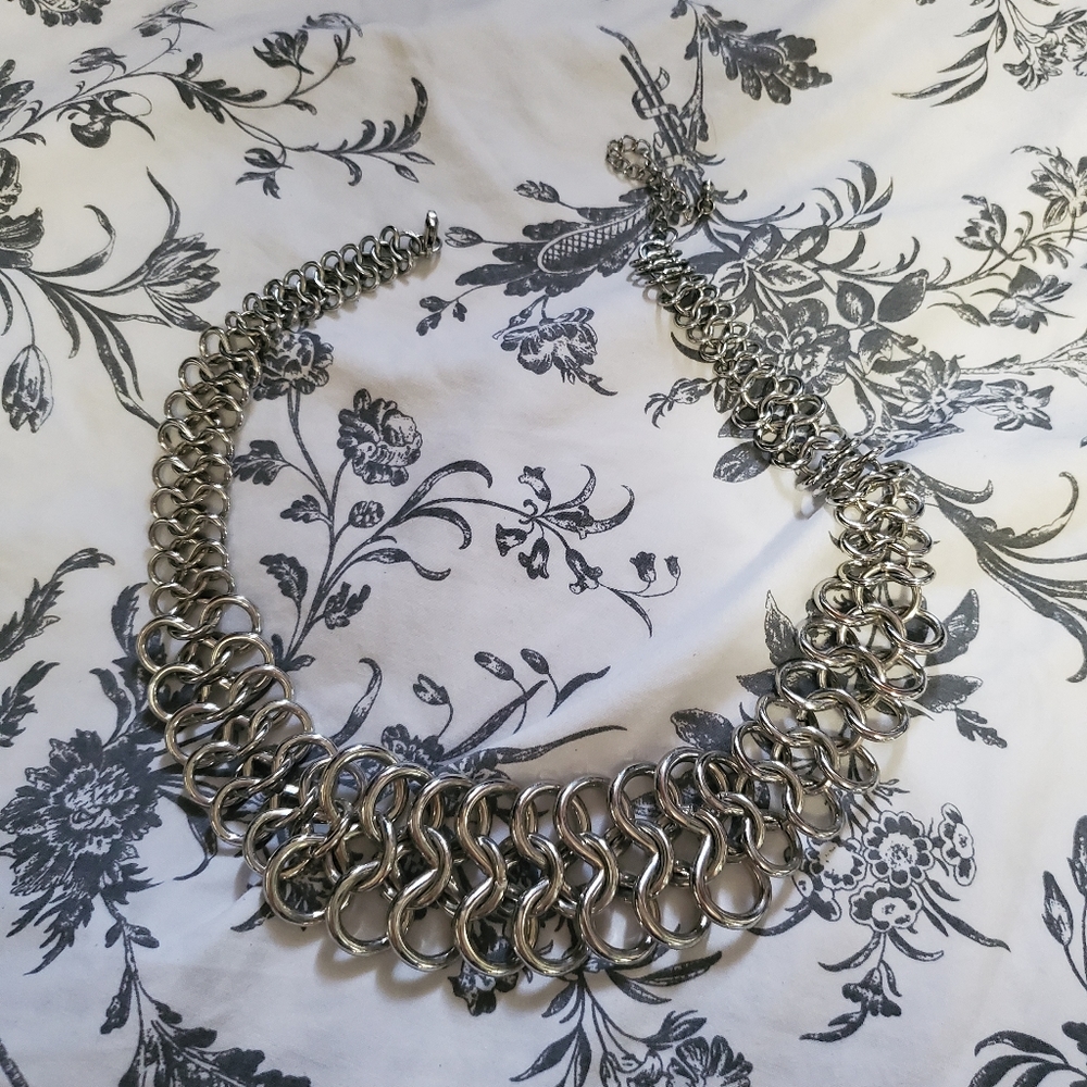 🌹Chunky Silver Necklace🌹